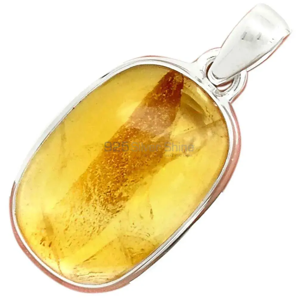 Citrine Gemstone Handmade Pendants In Solid Sterling Silver Jewelry 925SP187_7
