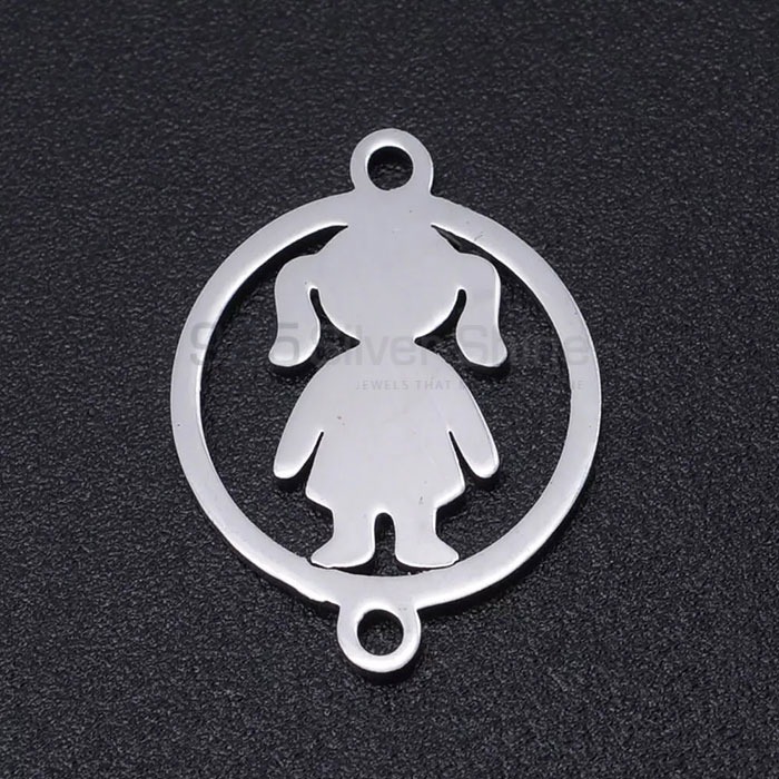 High Quality Family Minimalist Charm Pendant In Sterling Silver FAMP148