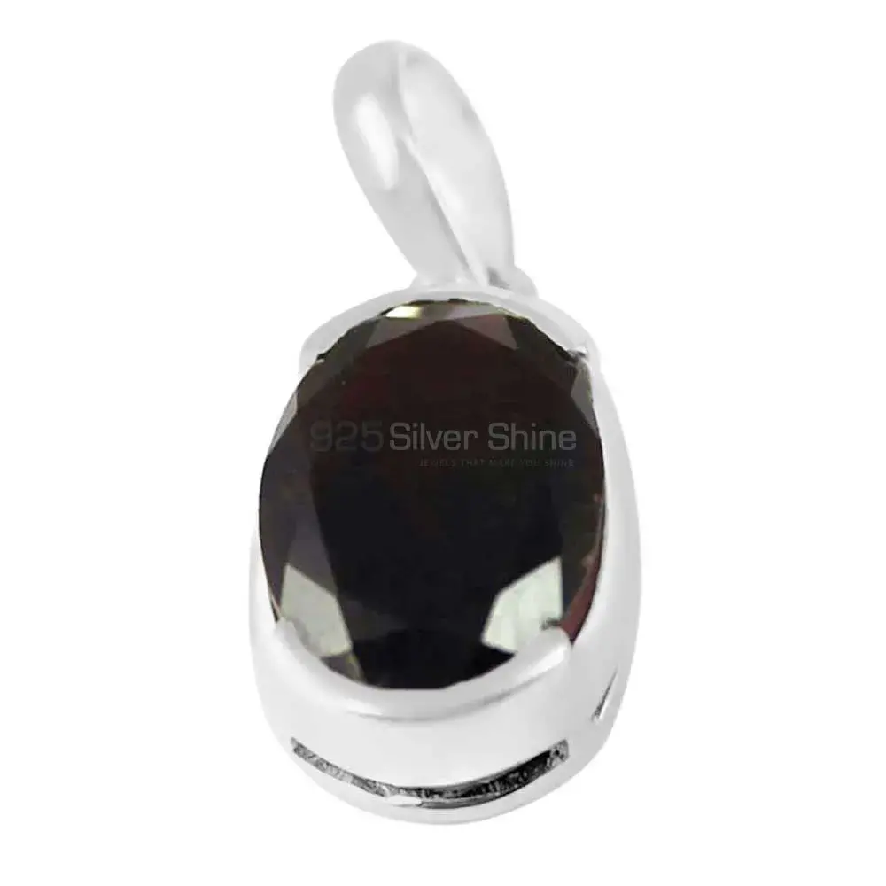 Garnet Gemstone Handmade Pendants In 925 Sterling Silver Jewelry 925SP251-2_1