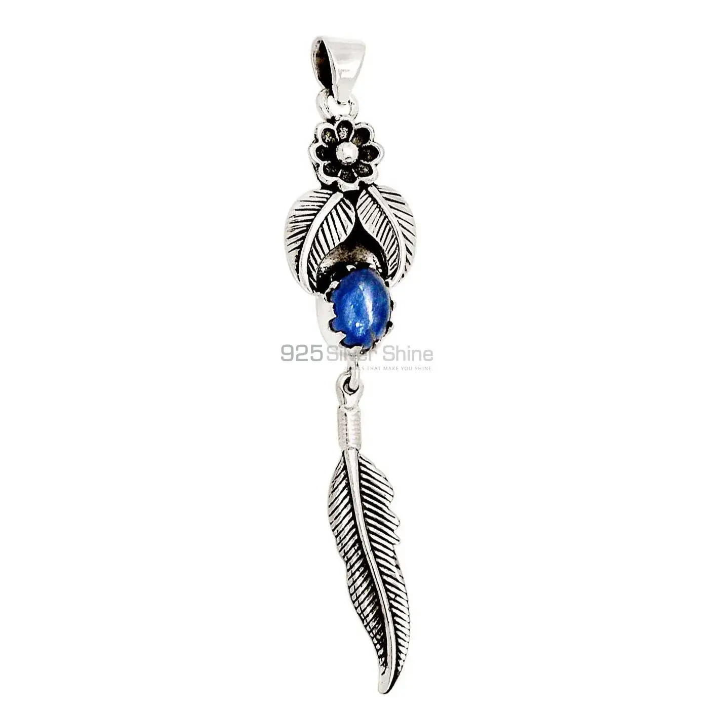 High Quality Kyanite Gemstone Handmade Pendants In Solid Sterling Silver Jewelry 925SP104-3_0