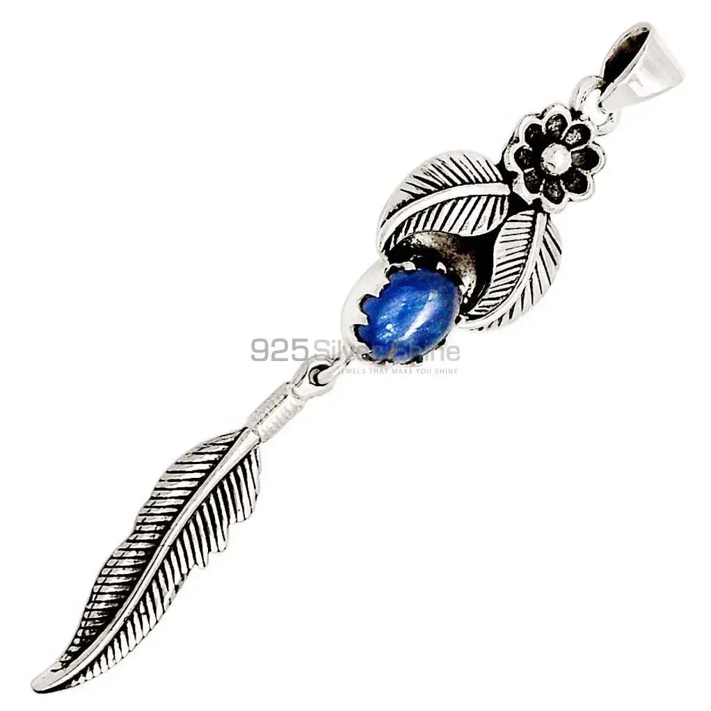 High Quality Kyanite Gemstone Handmade Pendants In Solid Sterling Silver Jewelry 925SP104-3_1