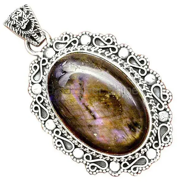 High Quality Labradorite Gemstone Handmade Pendants In 925 Sterling Silver Jewelry 925SP42-2