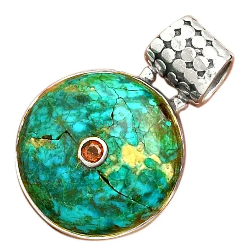 High Quality Multi Gemstone Handmade Pendants In 925 Sterling Silver Jewelry 925SP70-8_1