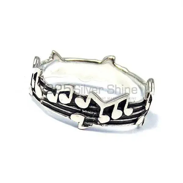 Plain Fine Silver Rings Jewelry 925SR2739_2