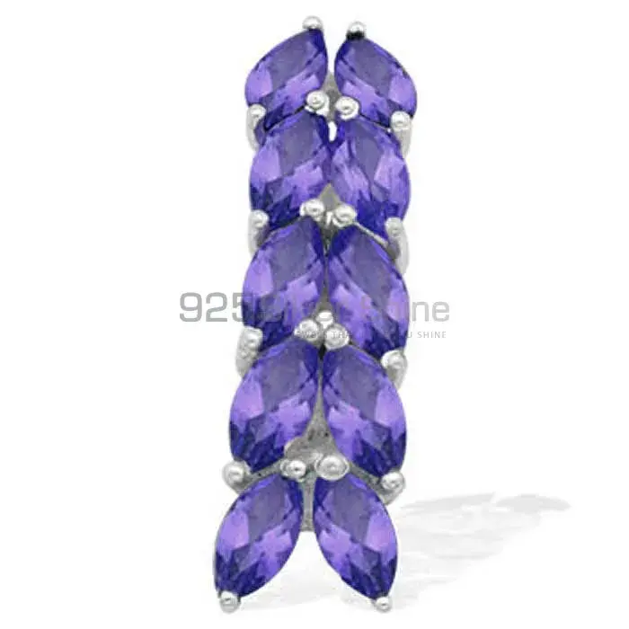 High Quality Solid Sterling Silver Handmade Pendants In Iolite Gemstone Jewelry 925SP1537