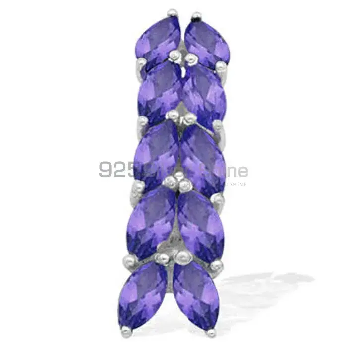 Solid Sterling Silver Handmade Pendants In Iolite Gemstone Jewelry 925SP1537