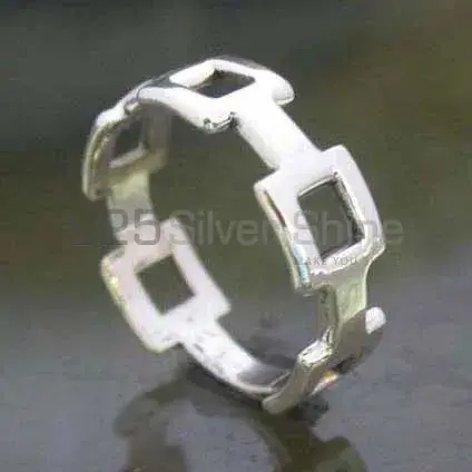 Plain 925 Sterling Silver Rings Jewelry 925SR2461_1