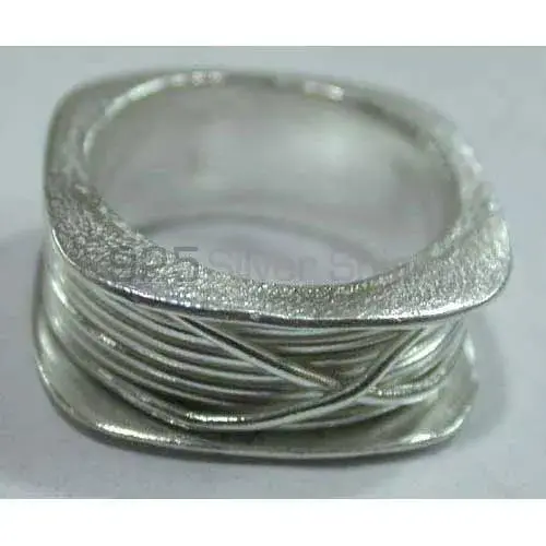 Plain Silver Rings Jewelry 925SR2494_1