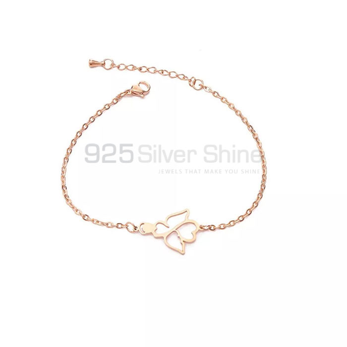 Hollow Bracelet, Animal Minimalist Bracelet In 925 Sterling Silver AMB08