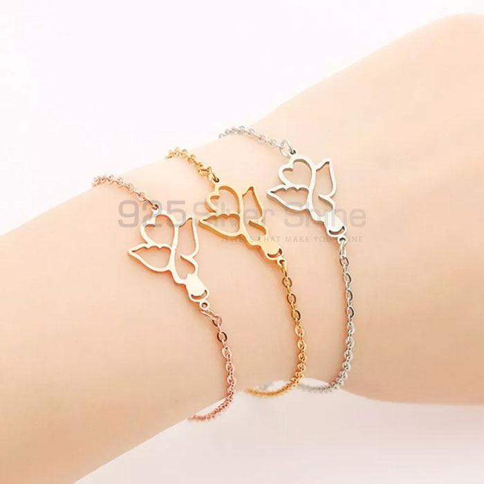 Hollow Bracelet, Animal Minimalist Bracelet In 925 Sterling Silver AMB08_2