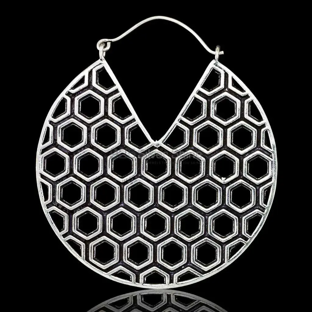 Honey Bee Mandala Earring In Solid 925 Silver 925ME103
