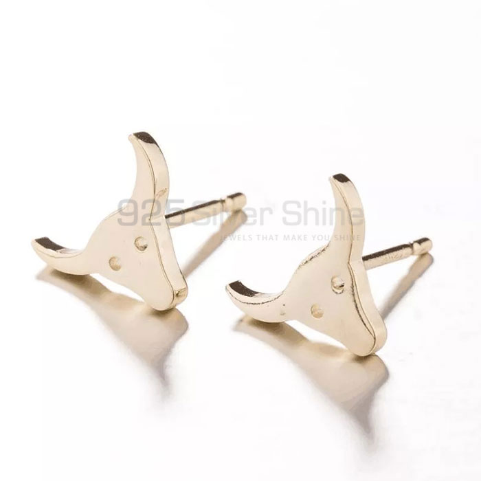 Hooke's Horns Earring, Top Selections Animal Minimalist Earring In 925 Sterling Silver AME41_1