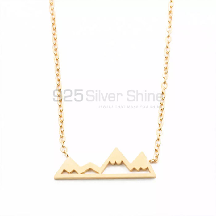 Horizontal Bar Mountain Necklace In Sterling Silver MUMN409_0