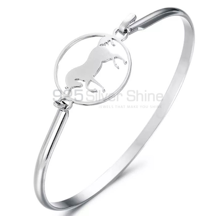 Horse Bracelet, Animal Minimalist Bracelet In 925 Sterling Silver AMCB02