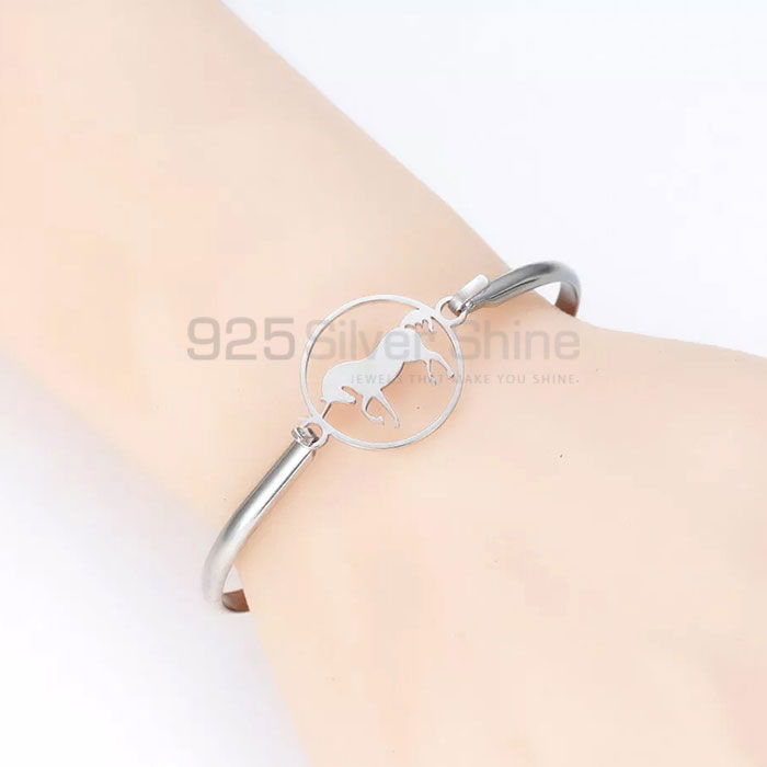 Horse Bracelet, Best Quality Animal Minimalist Bracelet In 925 Sterling Silver AMCB02_0