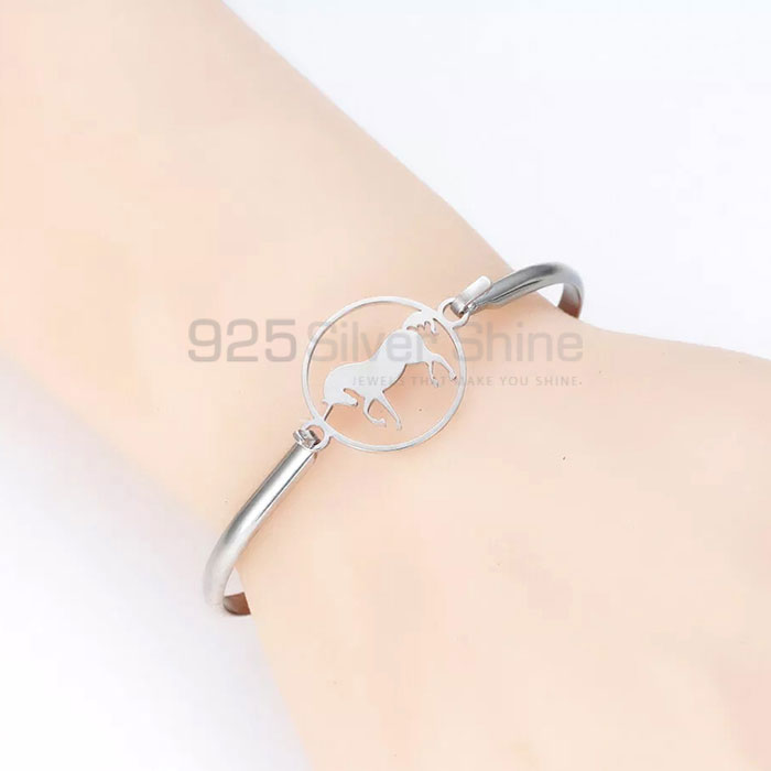 Horse Bracelet, Animal Minimalist Bracelet In 925 Sterling Silver AMCB02_0