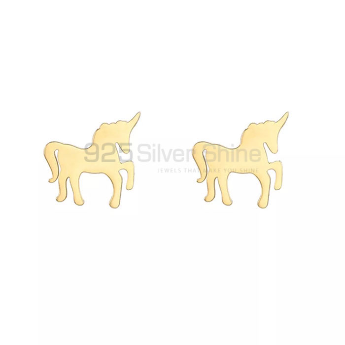 Horse Earring, Animal Minimalist Earring In 925 Sterling Silver AME55_0