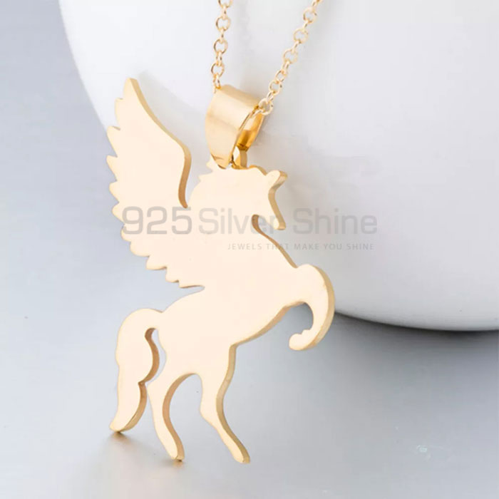 Horse Necklace, Animal Minimalist Necklace In 925 Sterling Silver AMN137_0