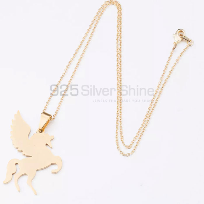 Horse Necklace, Animal Minimalist Necklace In 925 Sterling Silver AMN137_2
