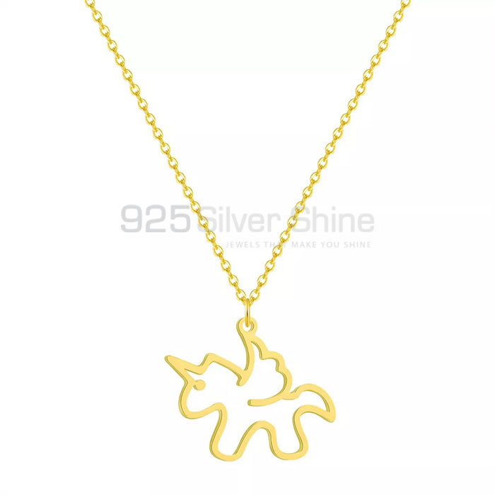 Horse Necklace, Best Selections Animal Minimalist Necklace In 925 Sterling Silver AMN132_0