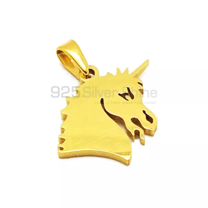 Horse Pendant, Animal Minimalist Pendant In 925 Sterling Silver AMP295