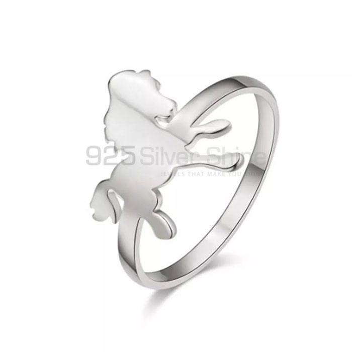 Horse Ring, Handmade Animal Minimalist Rings In 925 Sterling Silver AMR303