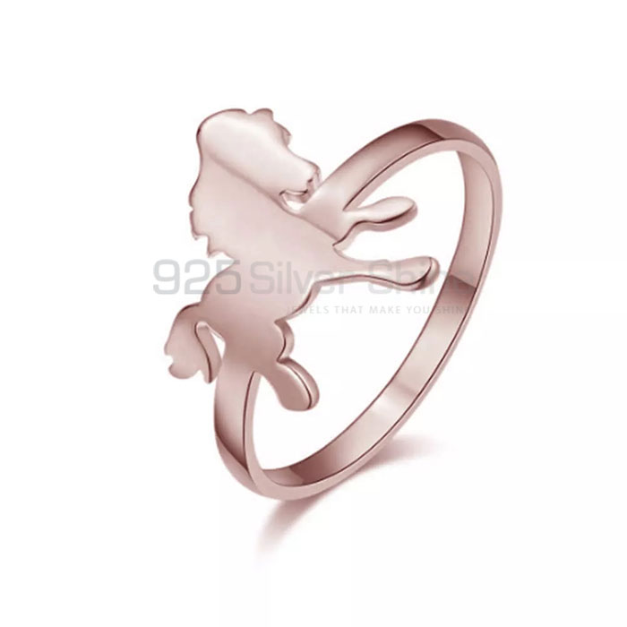 Horse Ring, Handmade Animal Minimalist Rings In 925 Sterling Silver AMR303_1