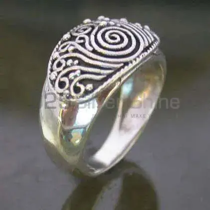 Plain Fine Silver Rings Jewelry 925SR2477_0