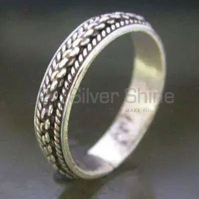 Plain Solid Sterling Silver Rings Jewelry 925SR2444_0