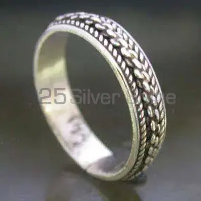Plain Solid Sterling Silver Rings Jewelry 925SR2444_1