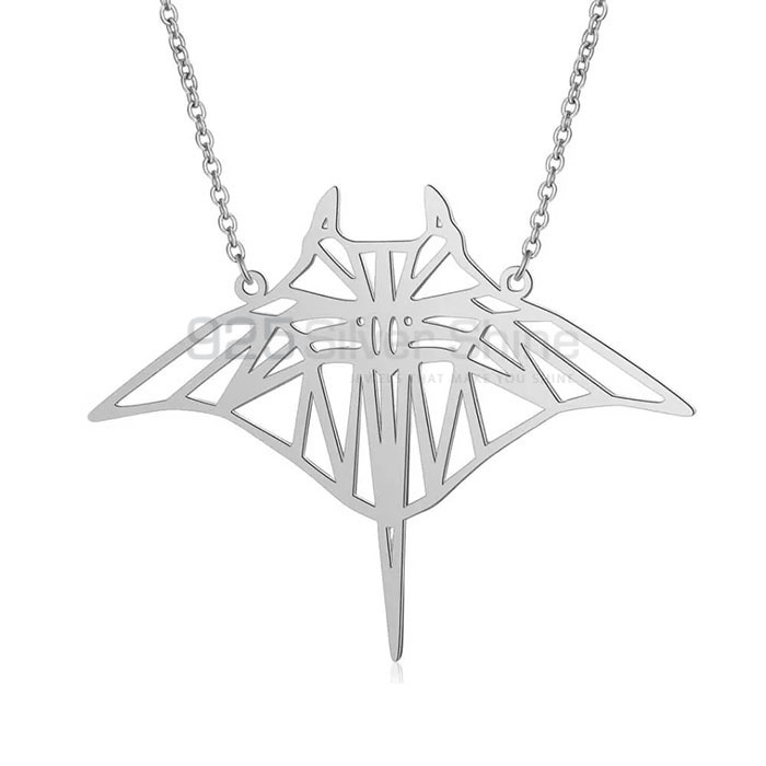 Hummingbird Pendant, Animal Minimalist Pendant In 925 Sterling Silver AMP281