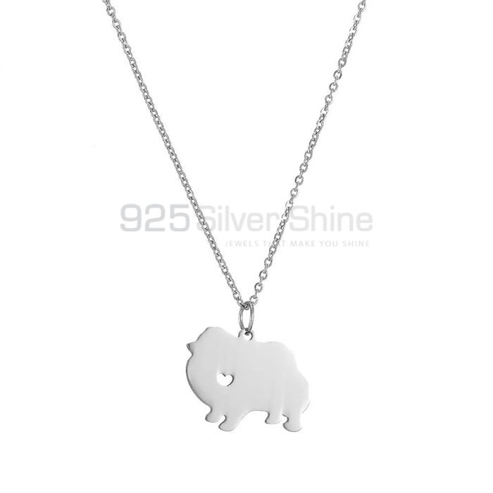 Hush Puppies Necklace, Top Quality Animal Minimalist Necklace In 925 Sterling Silver AMN237