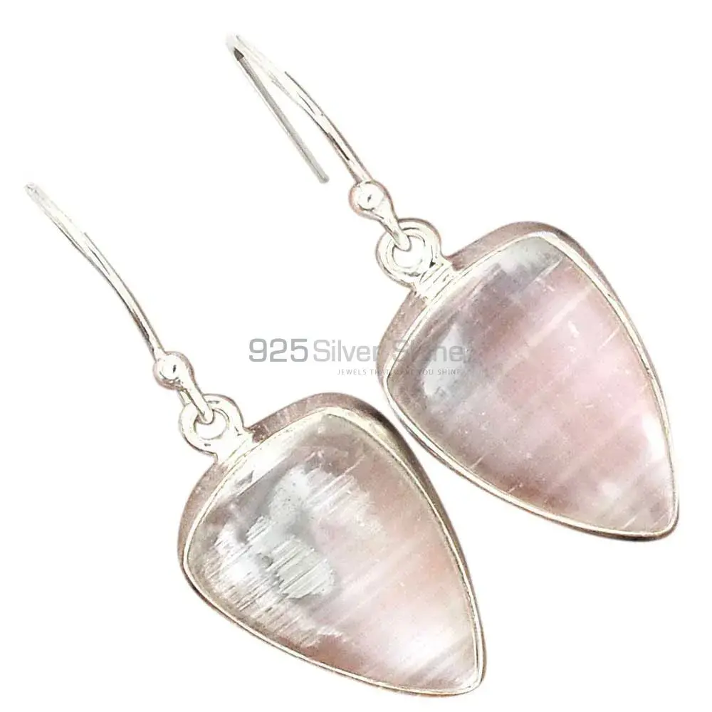 925 Sterling Silver Earrings In Calcite Gemstone Jewelry 925SE2544_9