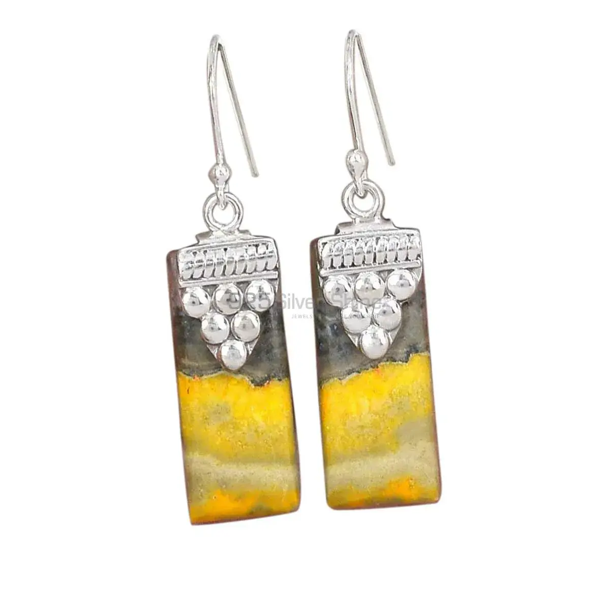 Inexpensive 925 Sterling Silver Earrings In Eclipse Gemstone Jewelry 925SE2465