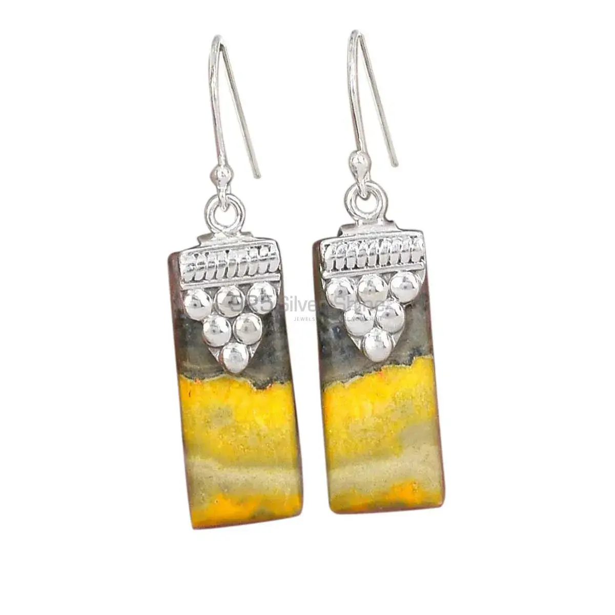 925 Sterling Silver Earrings In Eclipse Gemstone Jewelry 925SE2465_0