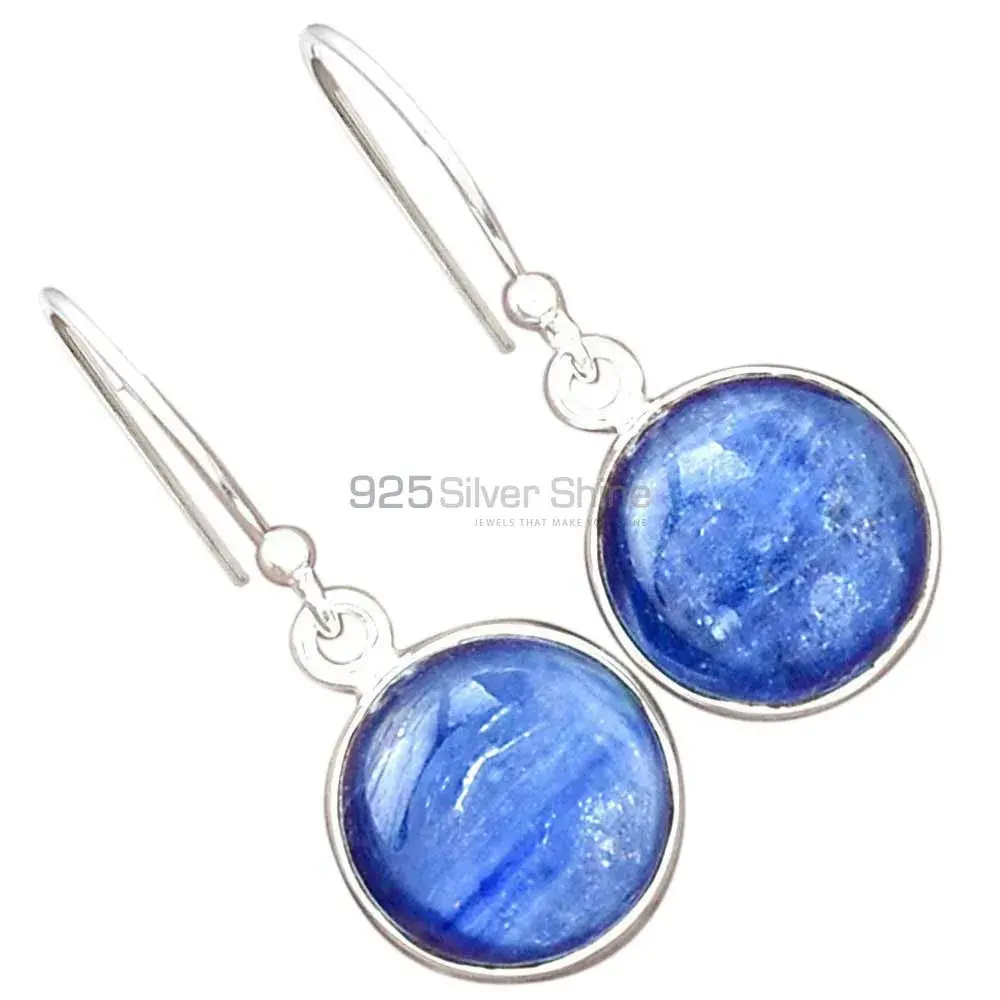 Inexpensive 925 Sterling Silver Earrings Wholesaler In Kyanite Gemstone Jewelry 925SE2238_1