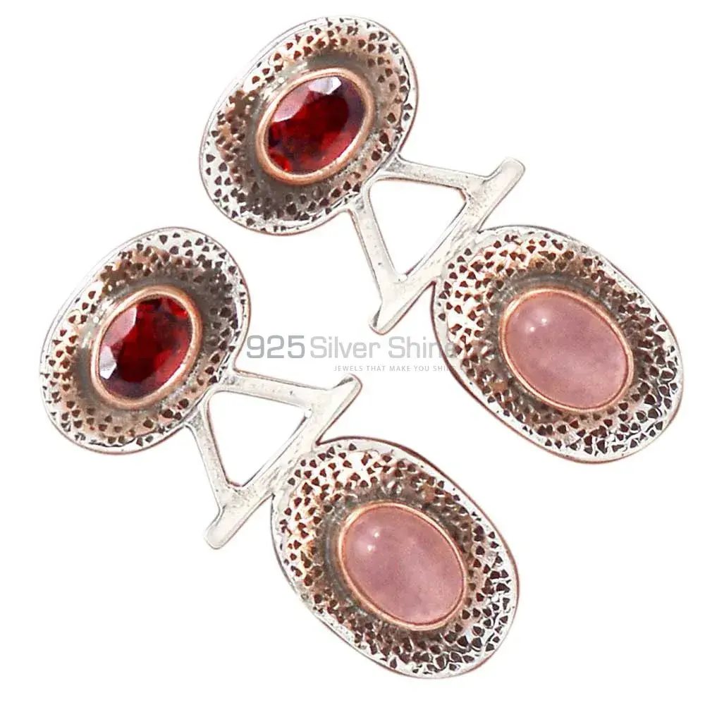 925 Sterling Silver Earrings In Multi Gemstone Jewelry 925SE2159_2