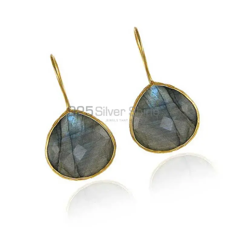Inexpensive 925 Sterling Silver Handmade Earrings Exporters In Labradorite Gemstone Jewelry 925SE1989_0