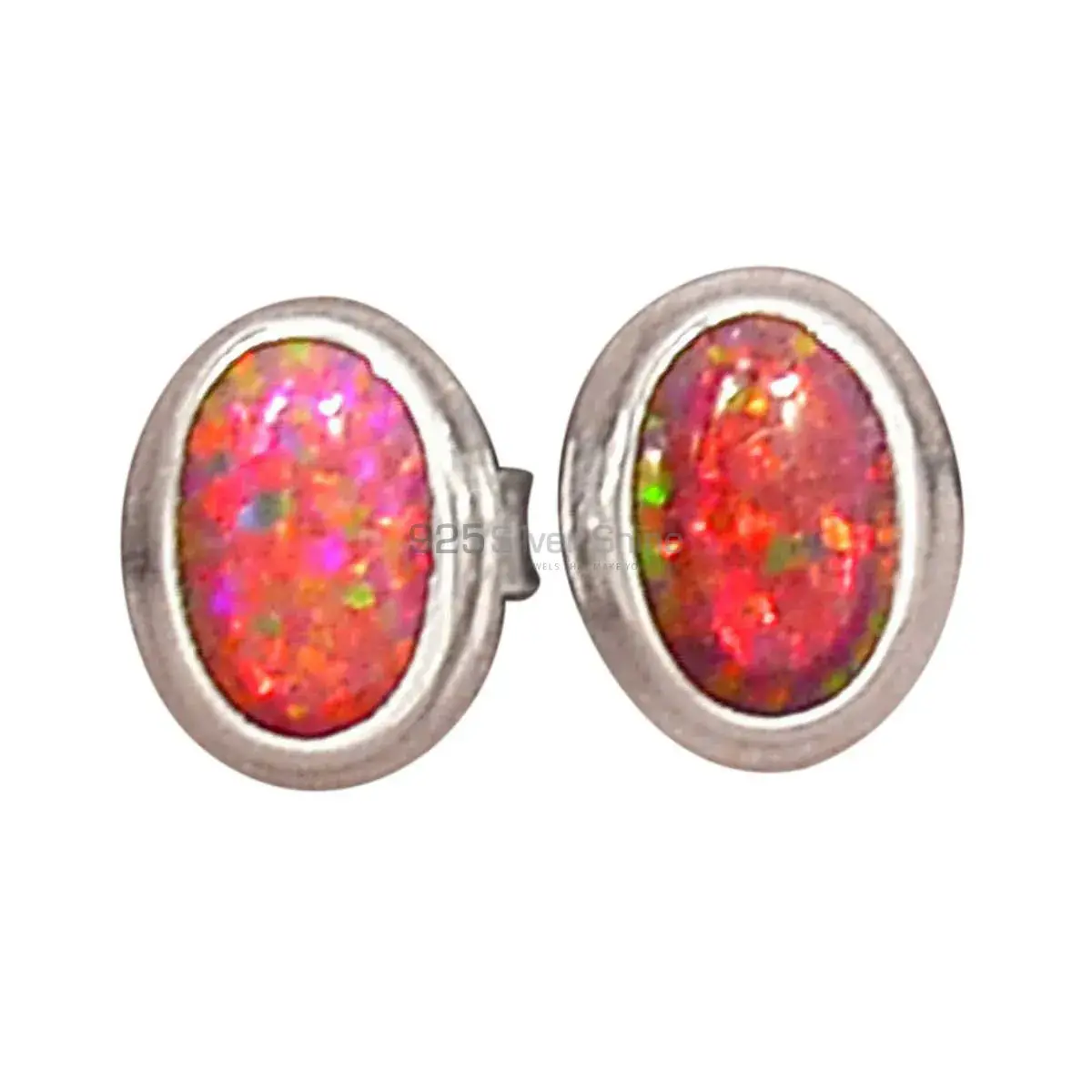 925 Sterling Silver Handmade Earrings In Opal Gemstone Jewelry 925SE2803_4