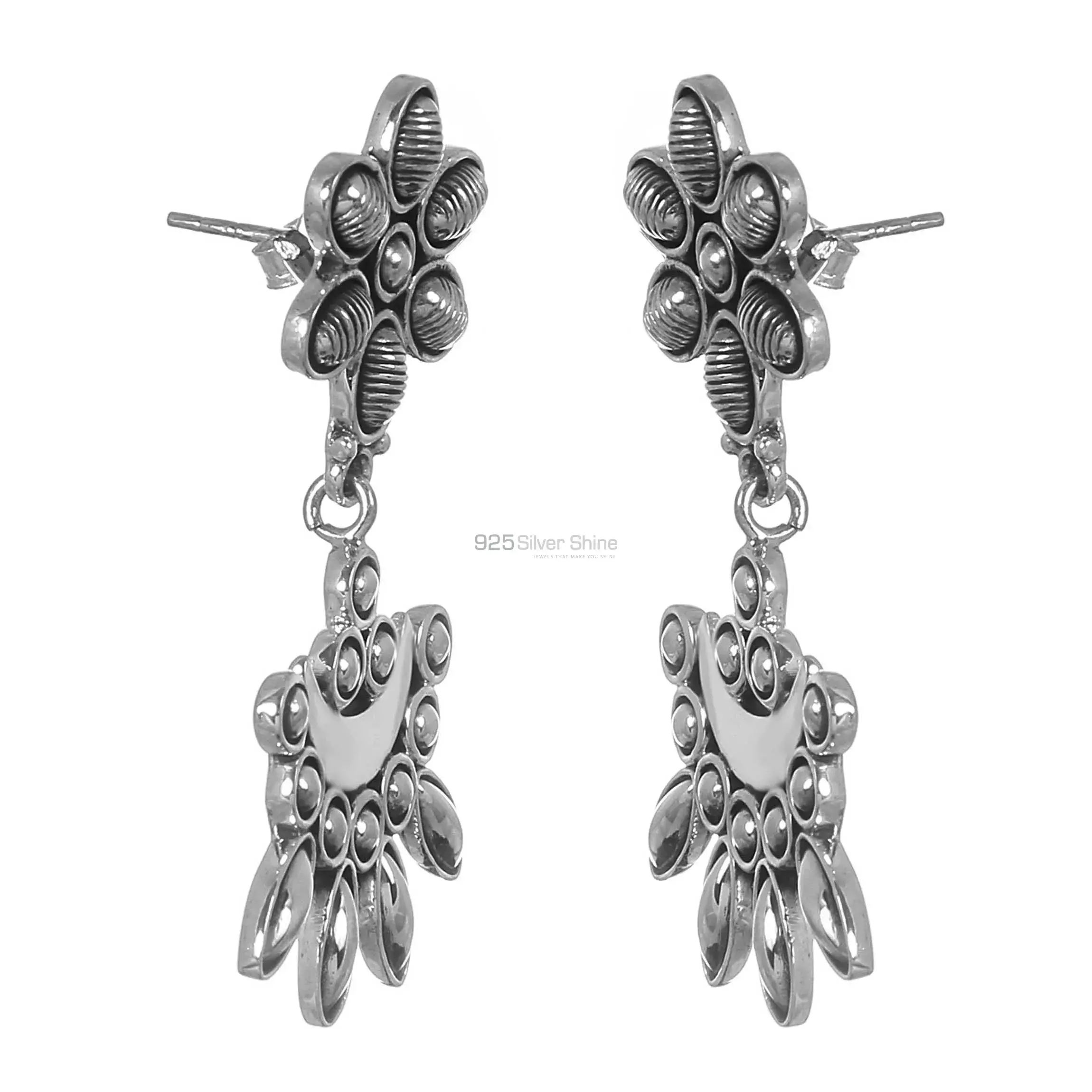 925 Sterling Silver Handmade Earrings 925SE281_2