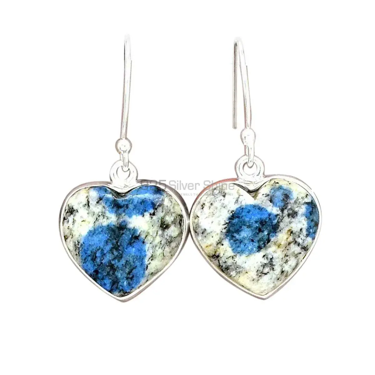 925 Sterling Silver Handmade Earrings In K2 Gemstone Jewelry 925SE2233_0