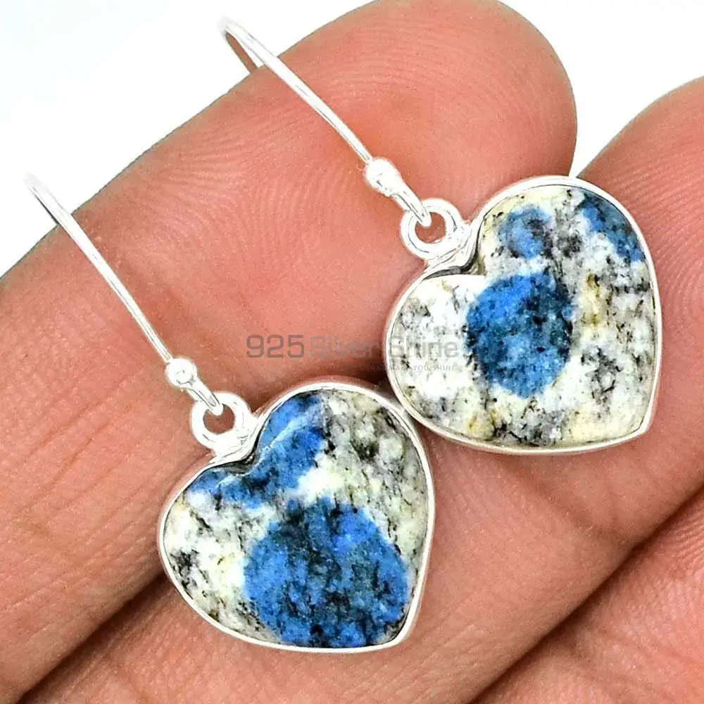 Inexpensive 925 Sterling Silver Handmade Earrings Manufacturer In K2 Gemstone Jewelry 925SE2233_0