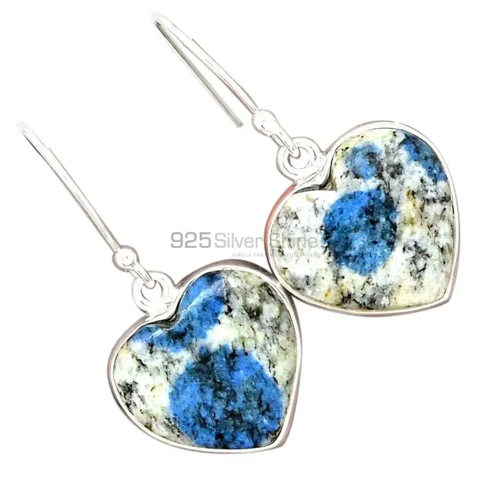 Inexpensive 925 Sterling Silver Handmade Earrings Manufacturer In K2 Gemstone Jewelry 925SE2233_1