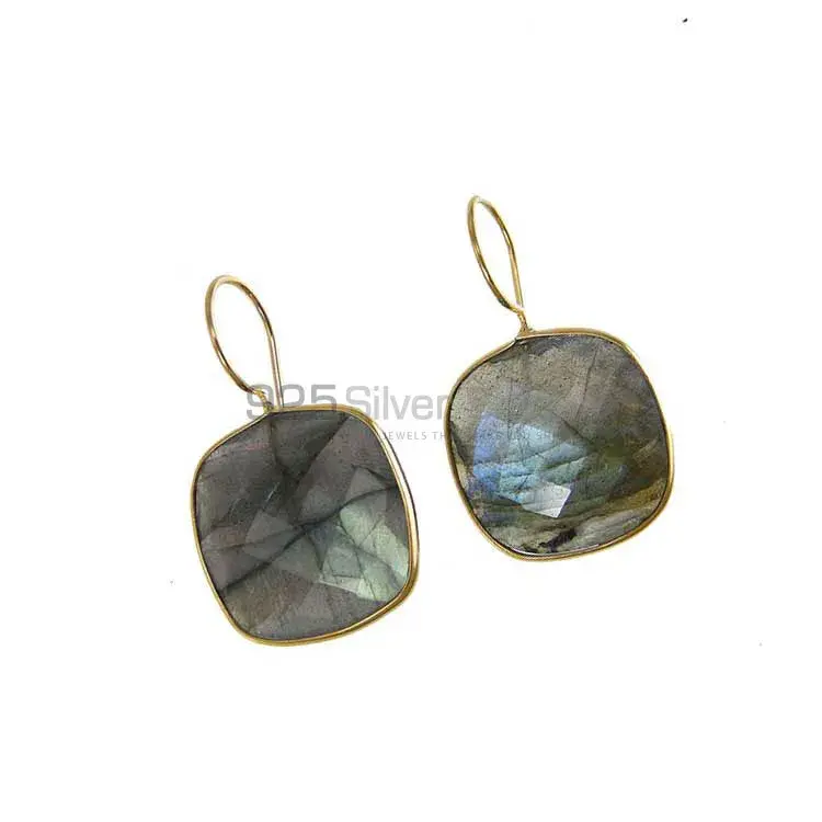 Inexpensive 925 Sterling Silver Handmade Earrings Manufacturer In Labradorite Gemstone Jewelry 925SE1974_0