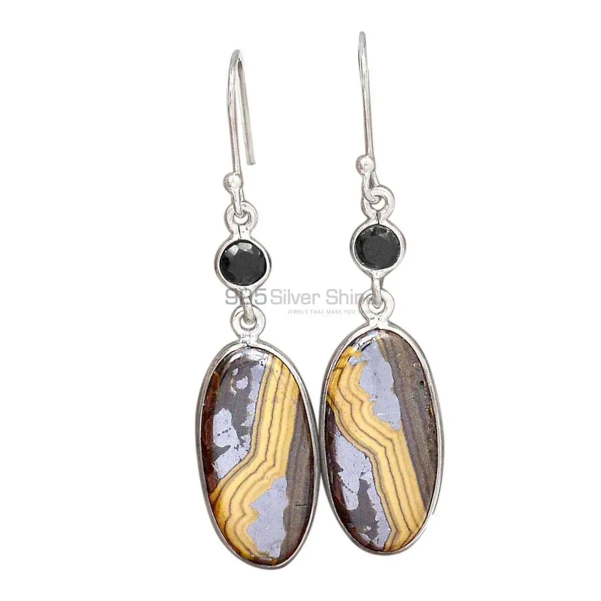 925 Sterling Silver Handmade Earrings In Multi Gemstone Jewelry 925SE2788_0