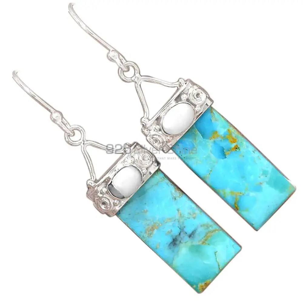 925 Sterling Silver Handmade Earrings In Multi Gemstone Jewelry 925SE3104_2