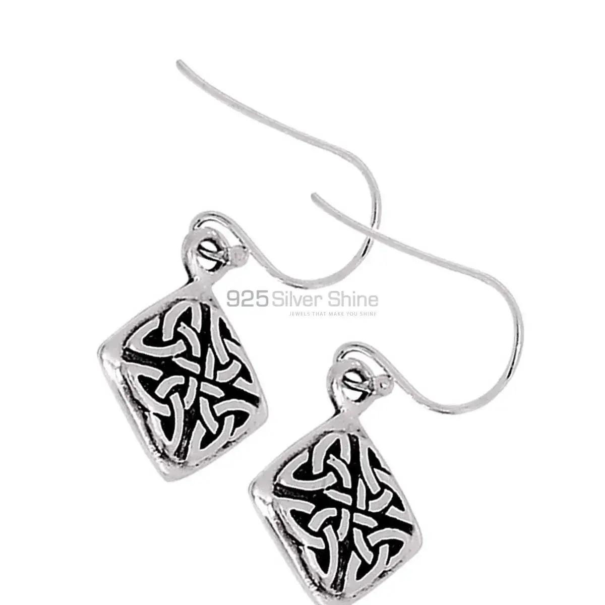 Inexpensive 925 Sterling Silver Handmade Earrings Suppliers 925SE2867_3