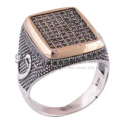 925 Sterling Silver Handmade Rings In Black Onyx Gemstone Jewelry 925SR4011