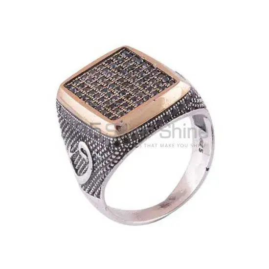 925 Sterling Silver Handmade Rings In Black Onyx Gemstone Jewelry 925SR4011_0