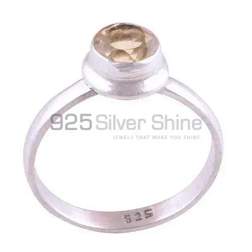 Sterling Silver Citrine Gemstone Rings 925SR3502_0